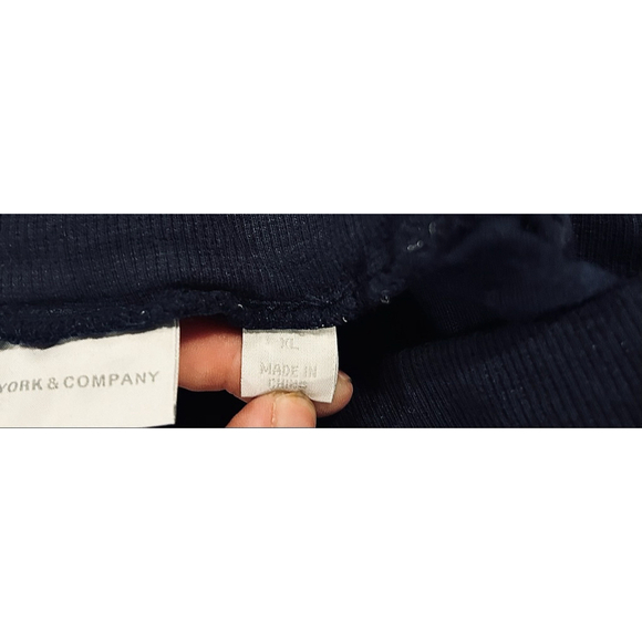 New York & Company Women’s Navy Blue Drawstring Pants Sz. XL - Picture 6 of 7